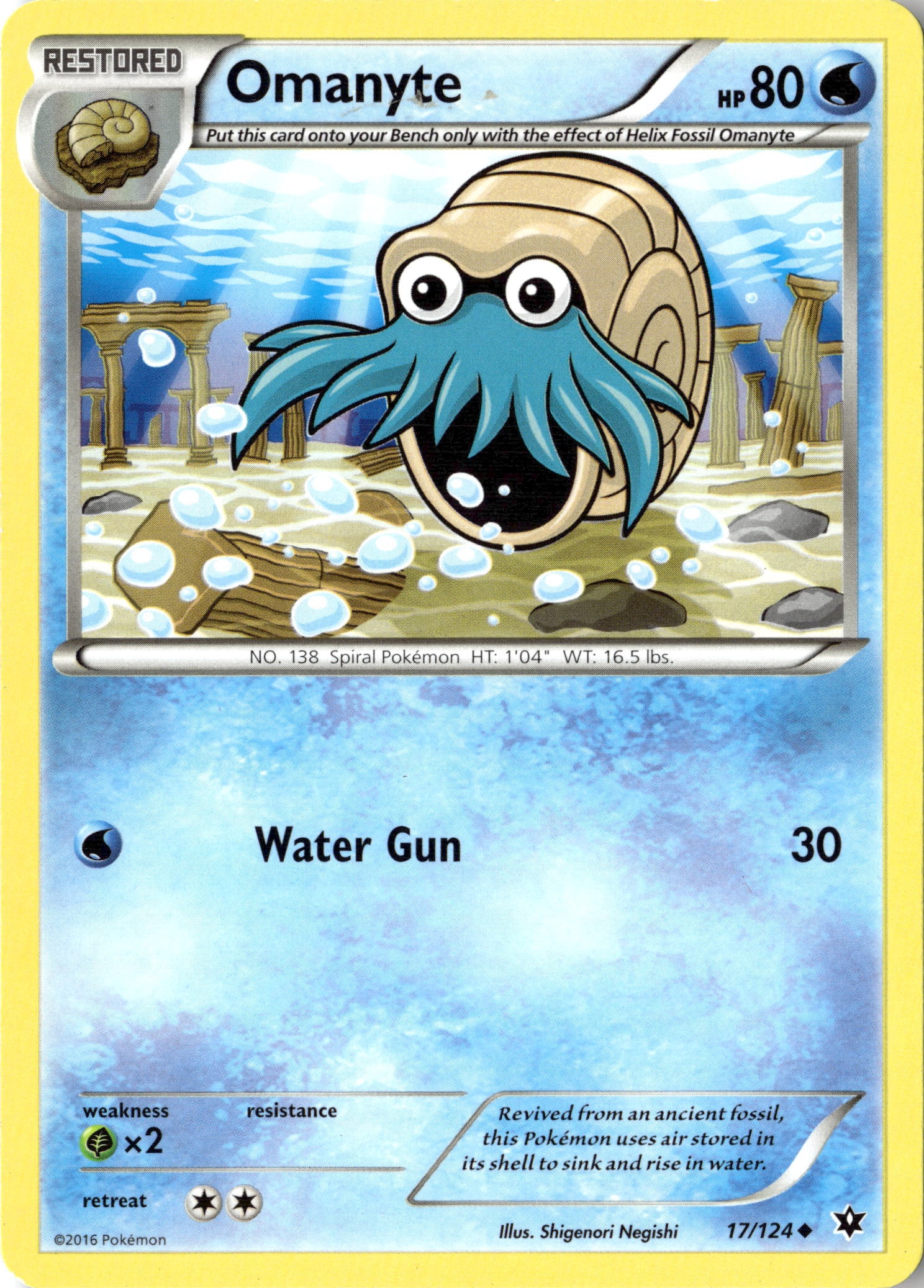 Omanyte graded slab