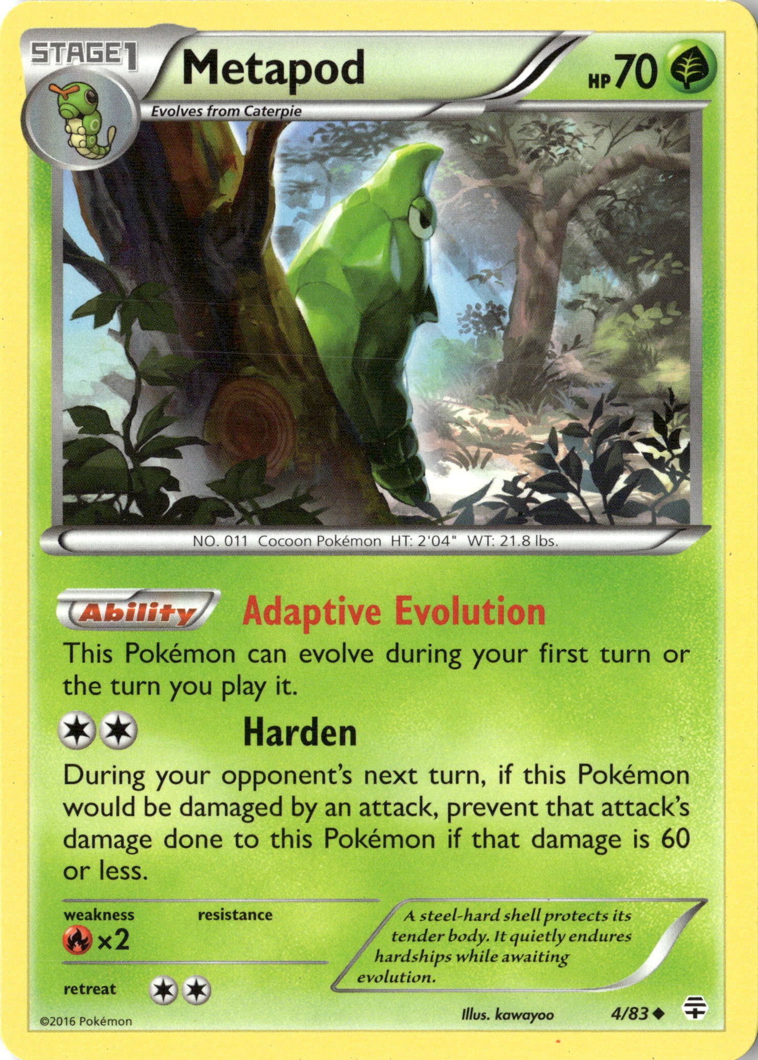 Metapod graded slab