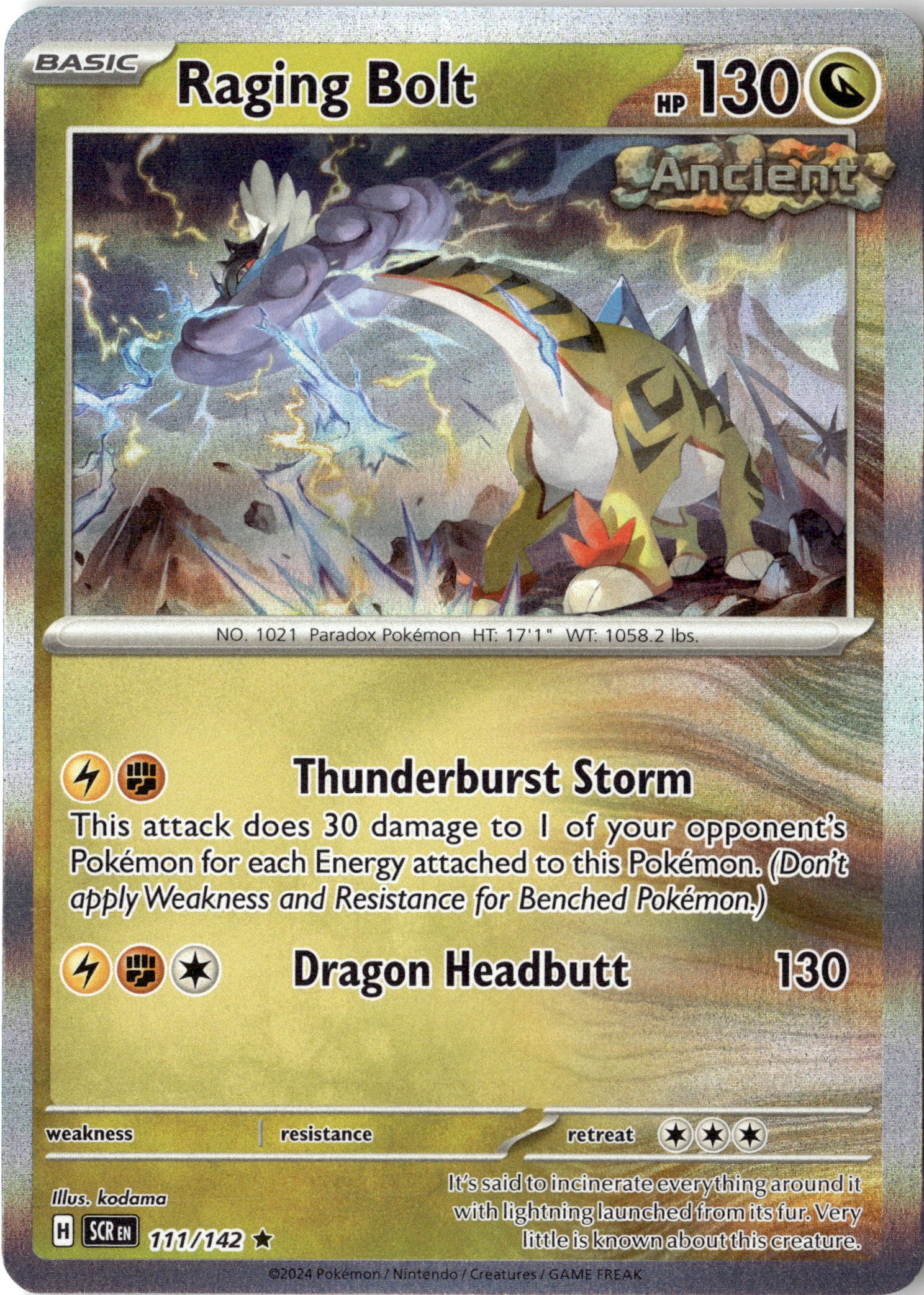 Raging Bolt graded slab