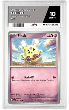 2023 POKEMON SV1 EN SCARLET AND VIOLET #102 FLITTLE MPE 10 GEM/MT — graded card up for auction