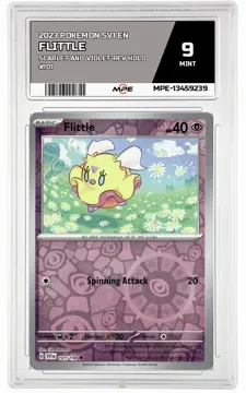 2023 POKEMON SV1 EN SCARLET AND VIOLET-REV HOLO #101 FLITTLE MPE 9 MINT — graded card up for auction