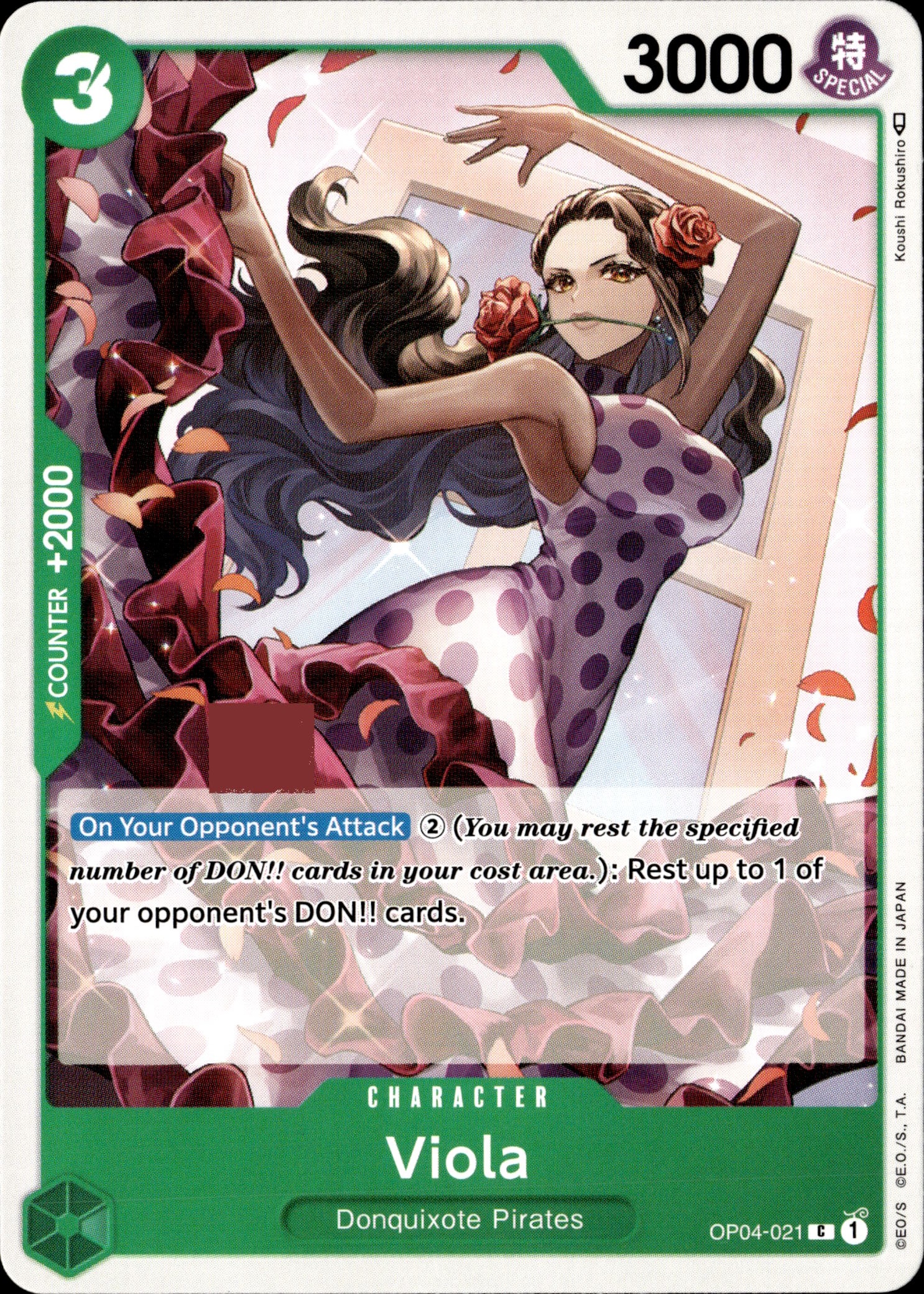 2023 One Piece Op04 En Viola graded slab