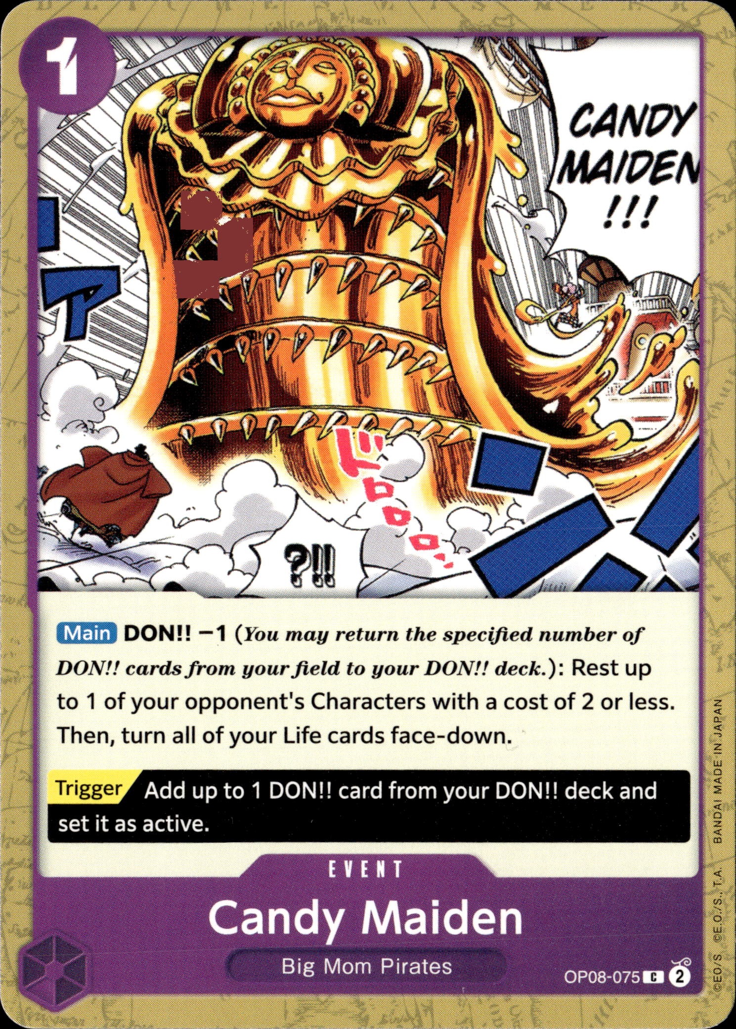 Candy Maiden graded slab
