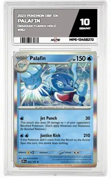 2023 POKEMON OBF EN OBSIDIAN FLAMES-HOLO #062 Palafin MPE 10 GEM/MT — graded card up for auction