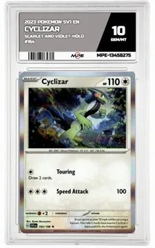 2023 POKEMON SV1 EN SCARLET AND VIOLET-HOLO #164 Cyclizar MPE 10 GEM/MT — graded card up for auction