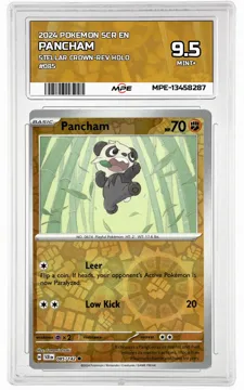 2024 POKEMON SCR EN STELLAR CROWN-REV HOLO #085 Pancham MPE 9.5 MINT+ — graded card up for auction