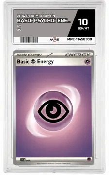 2014 POKEMON XY EN XY #5 BASIC PSYCHIC ENERGY MPE 10 GEM/MT — graded card up for auction