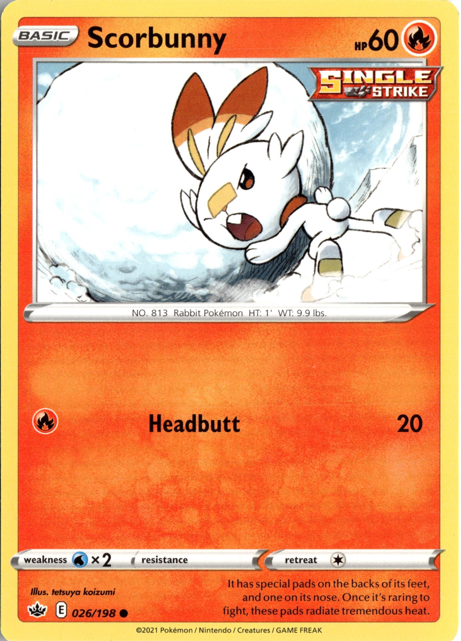 Scorbunny graded slab