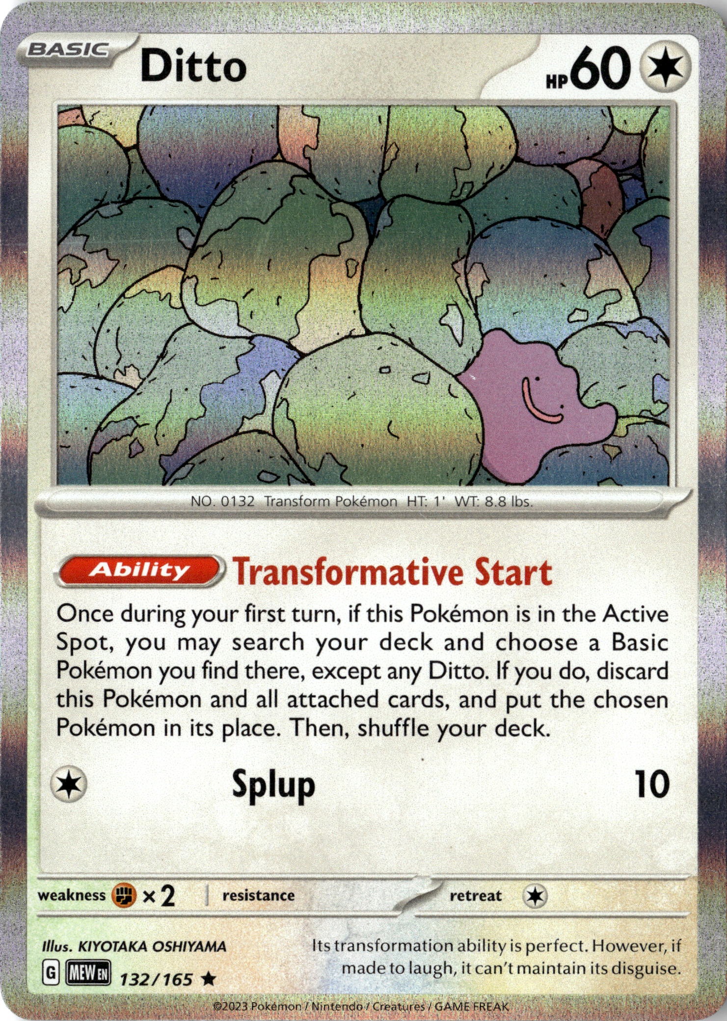 2023 Pokemon Mew En Ditto graded slab