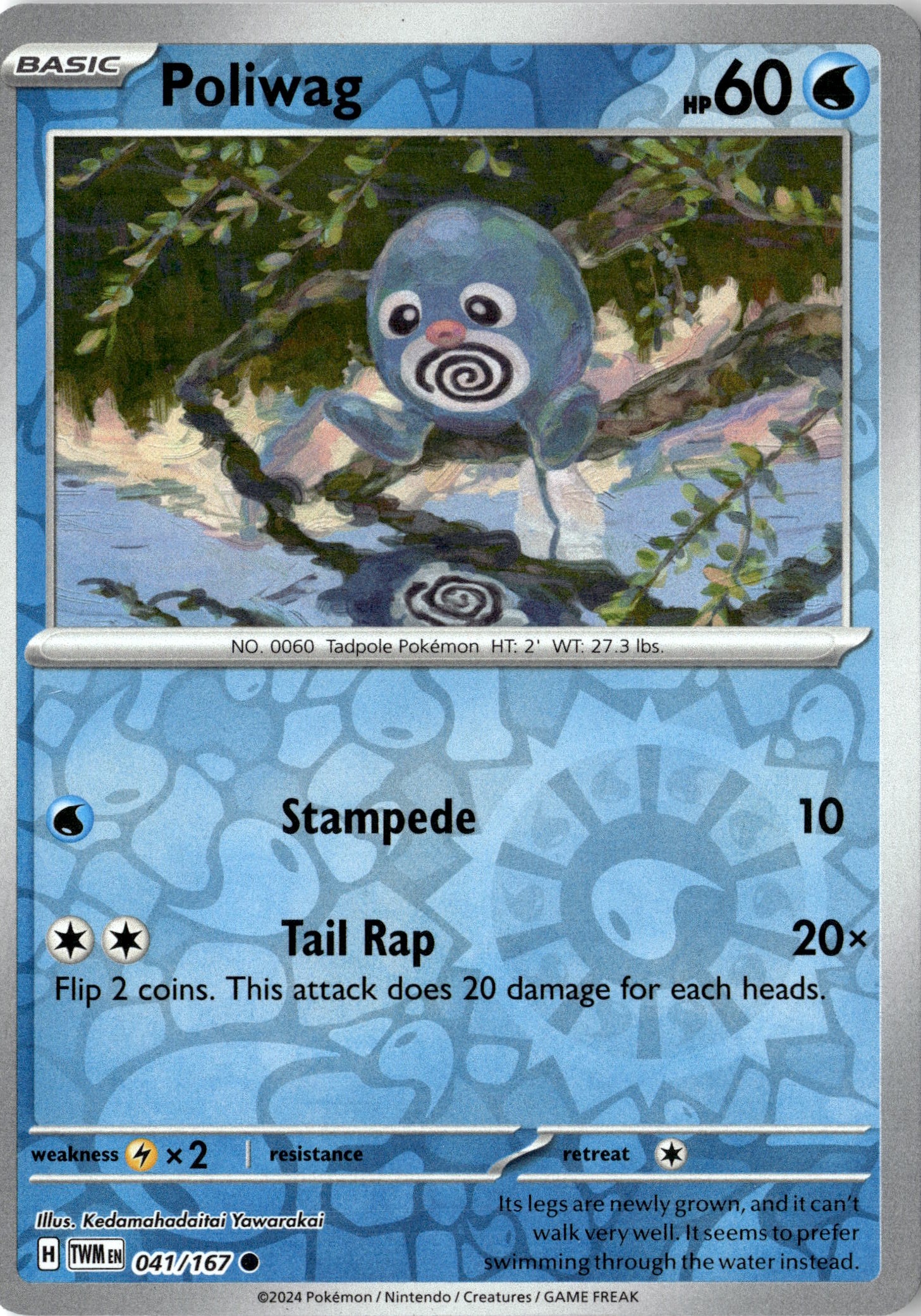 Poliwag graded slab