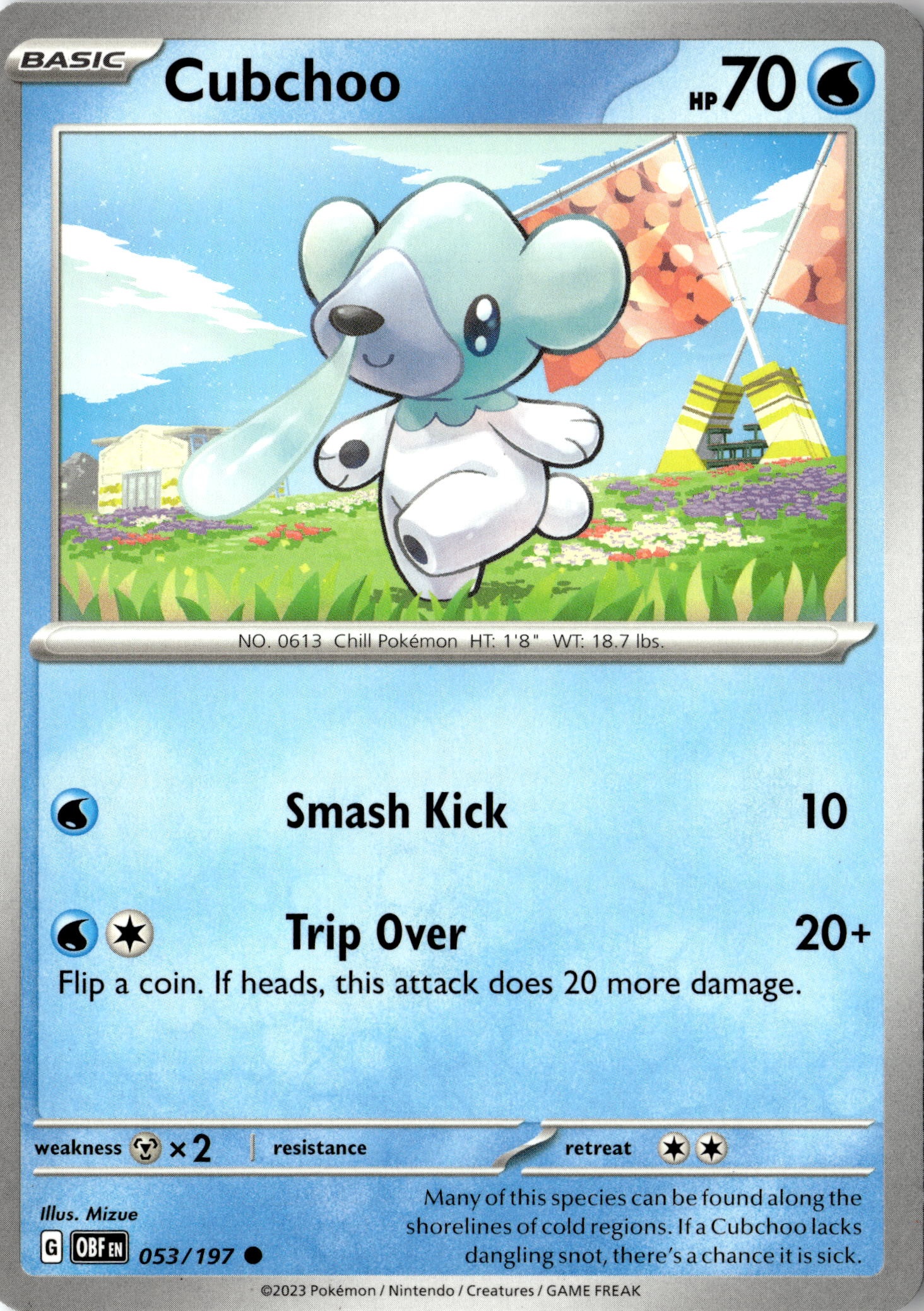 Cubchoo graded slab