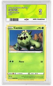 2021 POKEMON SHF EN SHINING FATES #004 CACNEA MPE 9 MINT — graded card up for auction