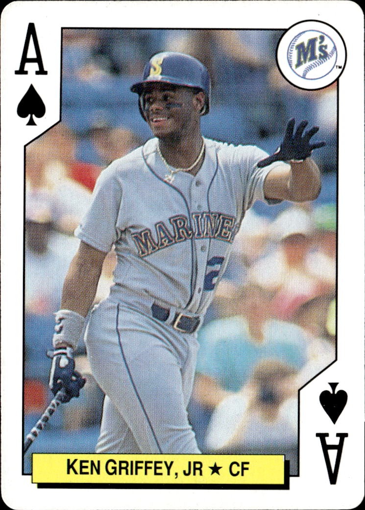 1991 U.S. Playing Card Co. Major League All Stars Playing Cards Ken Griffey Jr. graded slab