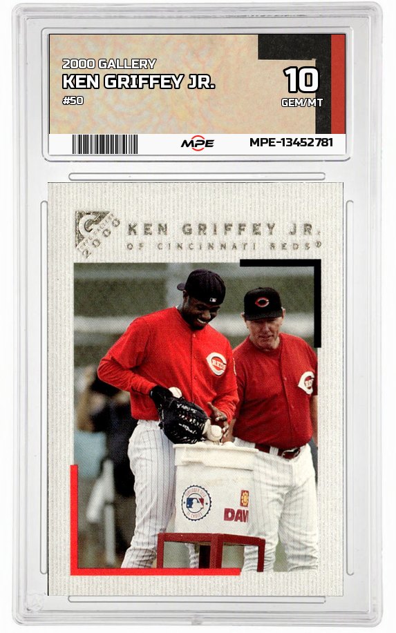 2000 GALLERY #50 KEN GRIFFEY JR. MPE 10 GEM/MT — graded card auctioned from the MPE vault