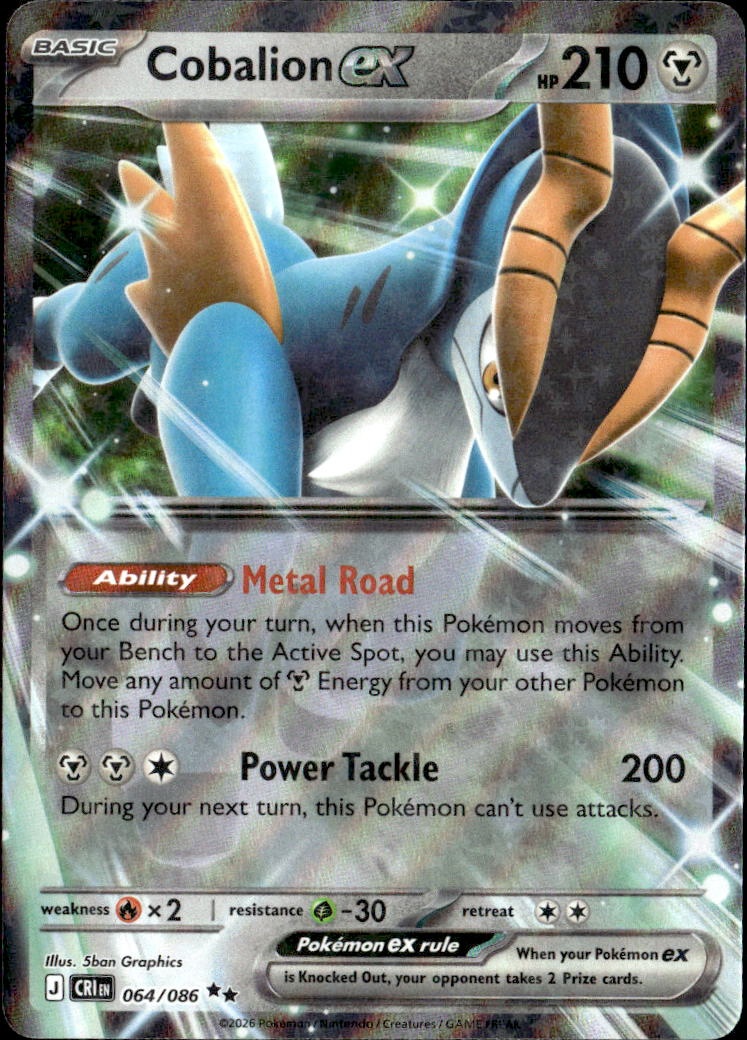 Cobalion Ex graded slab