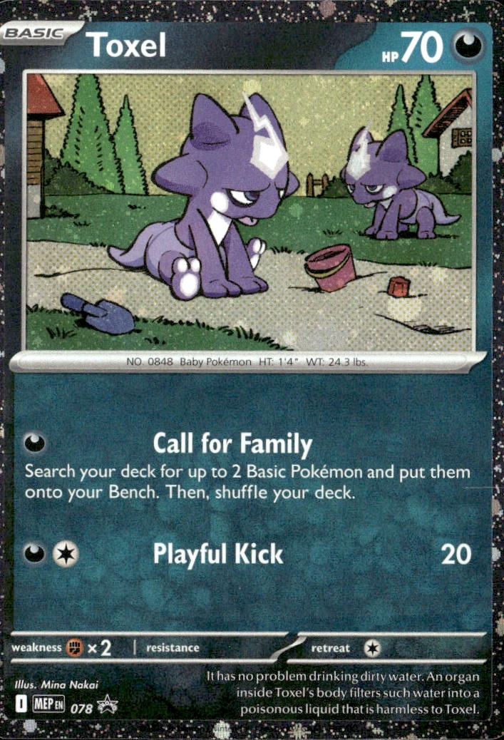 2025 Pokemon Mep En Toxel graded slab