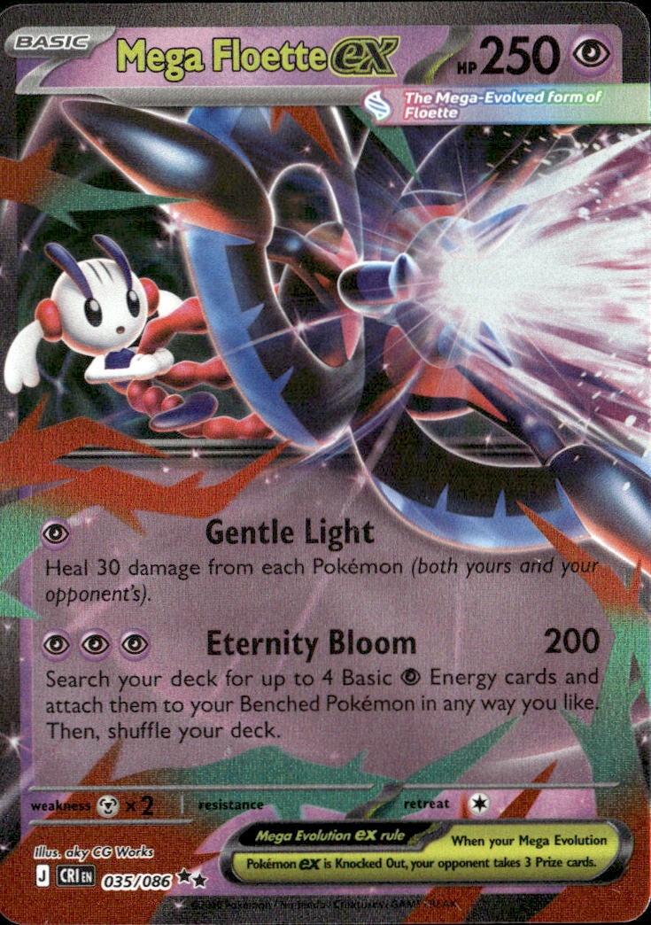 Mega Floette Ex graded slab