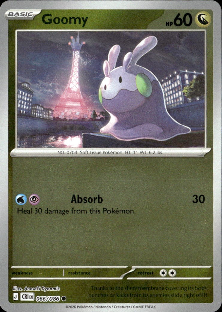 2026 Pokemon Cri En Goomy graded slab