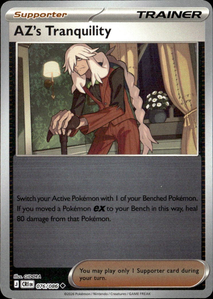 2026 Pokemon Cri En Az'S Tranquility graded slab