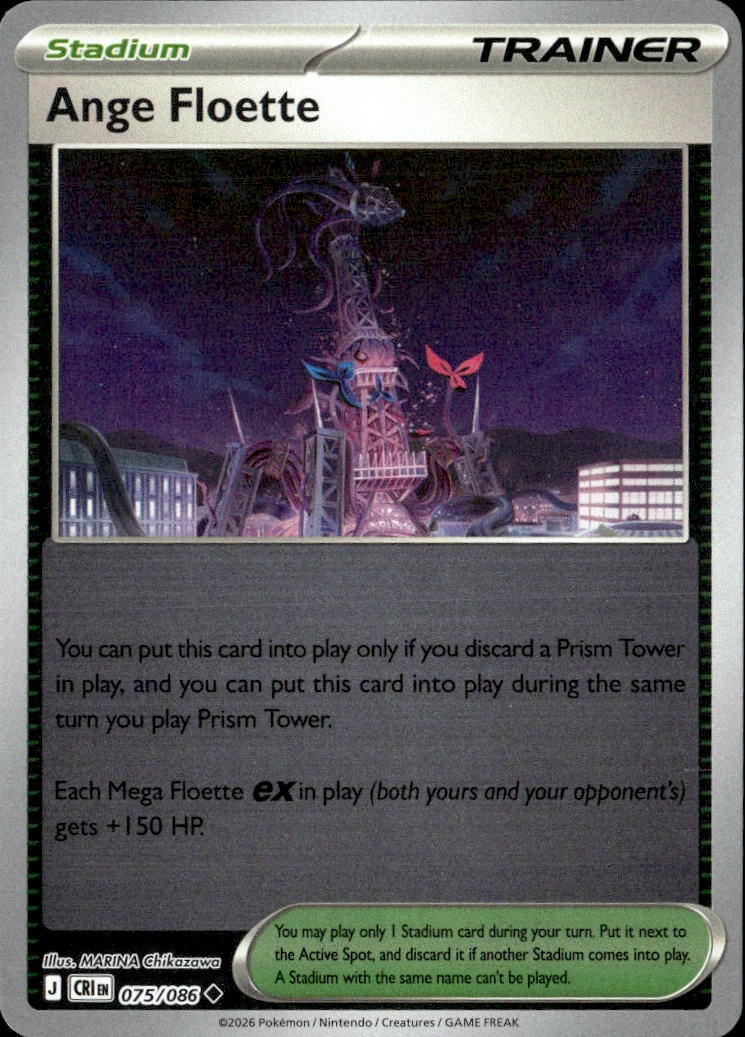 2026 Pokemon Cri En Ange Floette graded slab