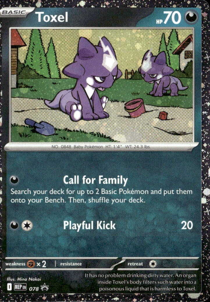 2025 Pokemon Mep En Toxel graded slab