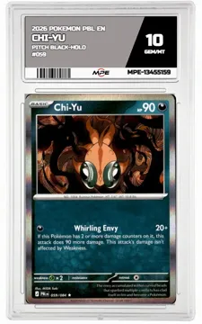 2026 POKEMON PBL EN Pitch Black-HOLO #059 CHI-YU MPE 10 GEM/MT — graded card up for auction