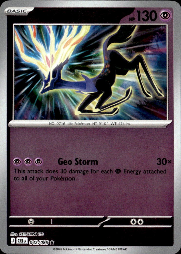 2026 Pokemon Cri En Xerneas graded slab