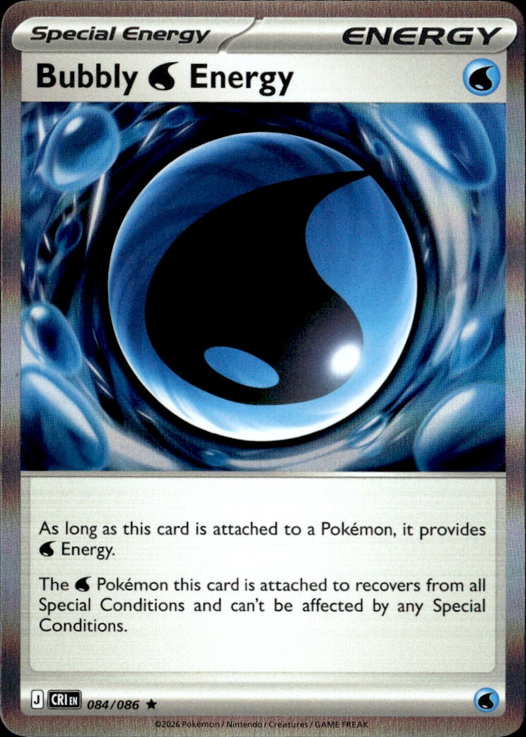 2026 Pokemon Cri En Bubbly Energy graded slab