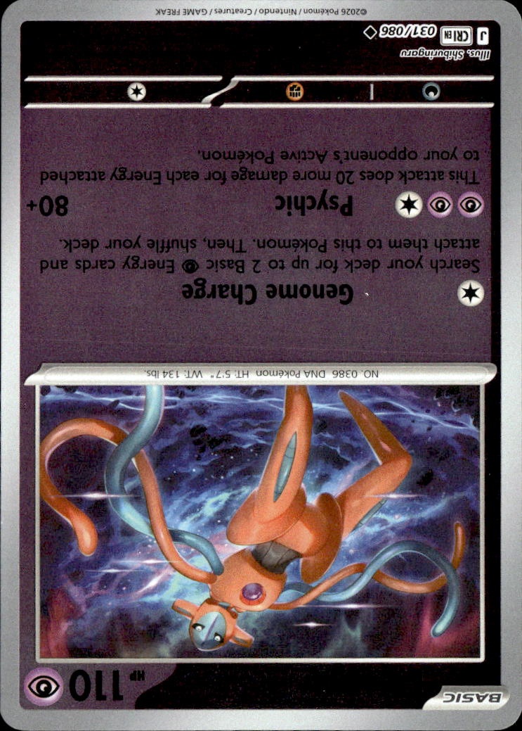 2026 Pokemon Cri En Deoxys graded slab