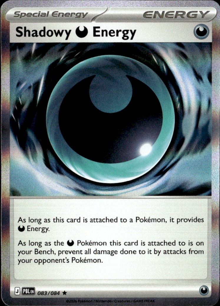 2026 Pokemon Pbl En Shadowy Energy graded slab