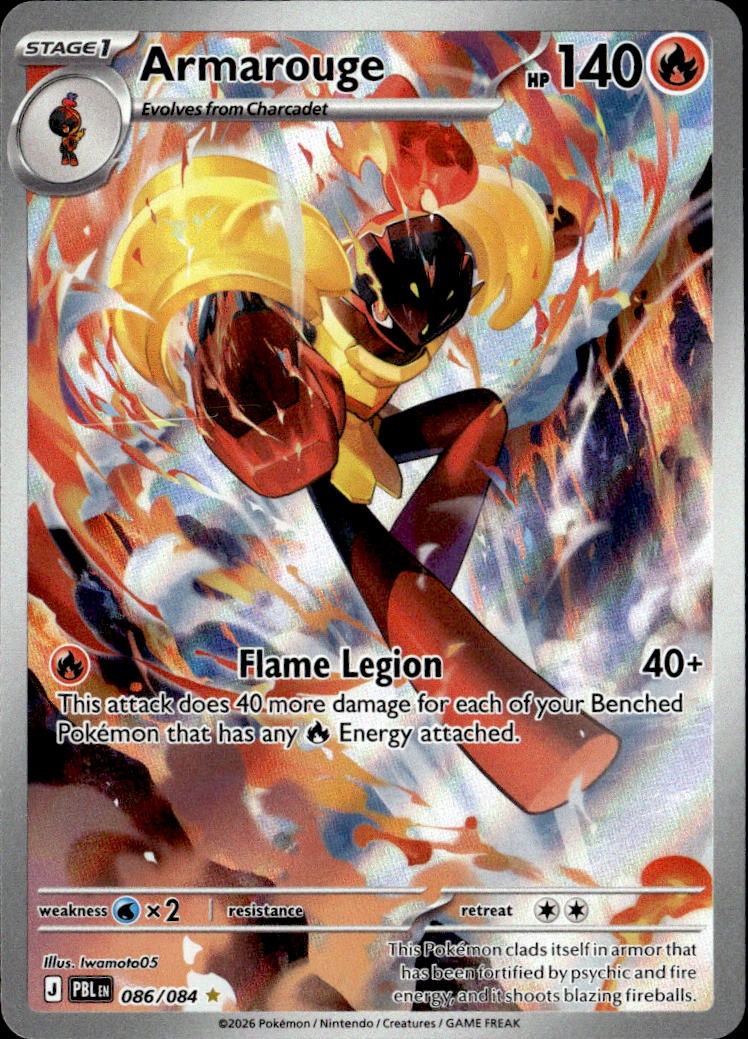 2026 Pokemon Pbl En Armarouge graded slab