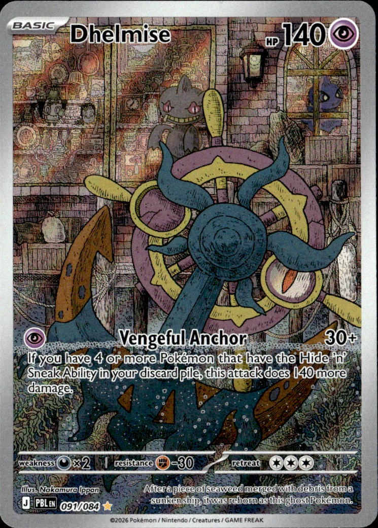 2026 Pokemon Pbl En Dhelmise graded slab