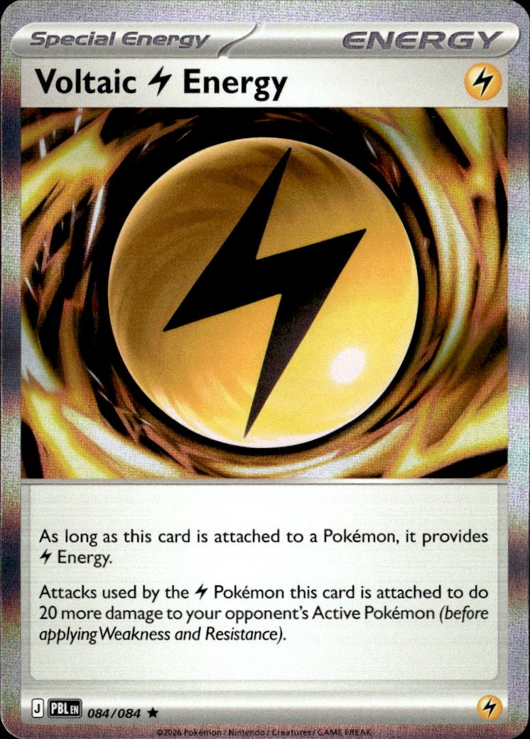 2026 Pokemon Pbl En Voltaic Energy graded slab