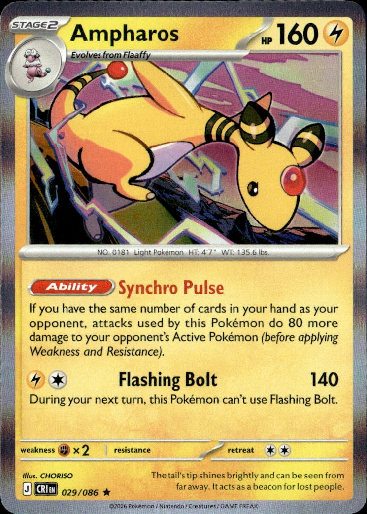 Ampharos graded slab