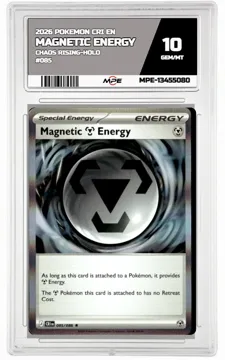 2026 POKEMON CRI EN Chaos Rising-HOLO #085 MAGNETIC ENERGY MPE 10 GEM/MT — graded card up for auction