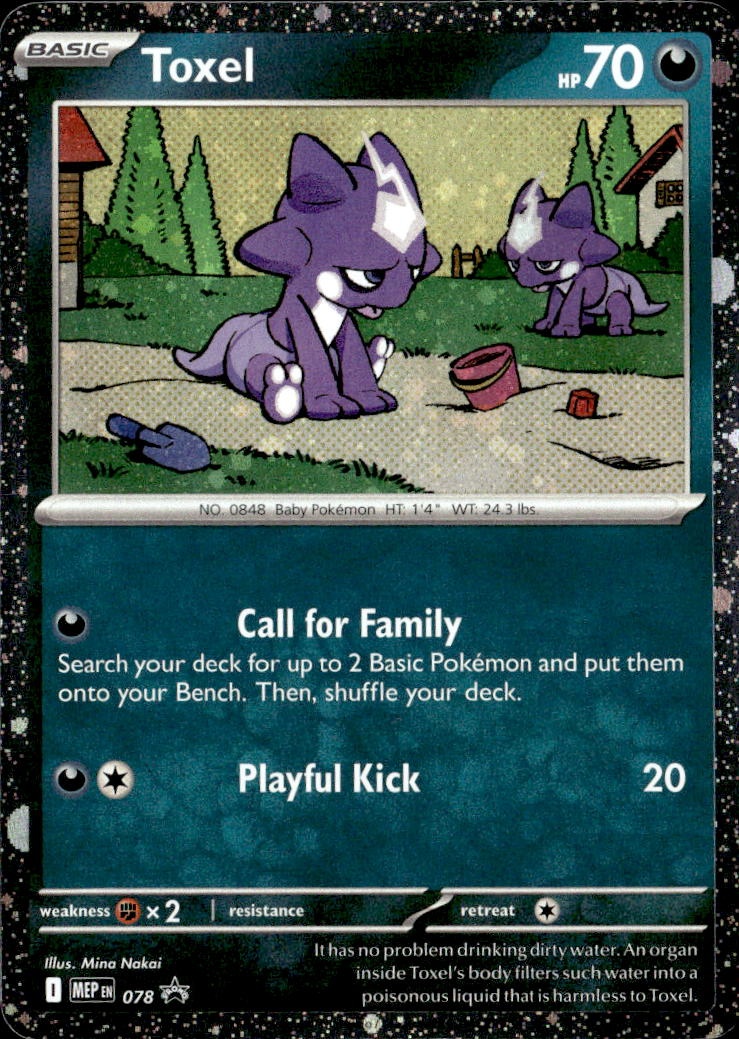 2025 Pokemon Mep En Toxel graded slab