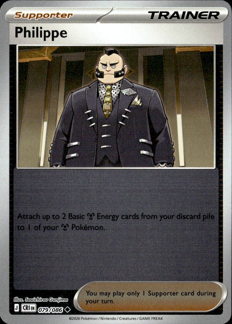 2026 Pokemon Cri En Philippe graded slab