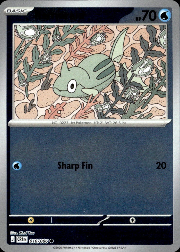 2026 Pokemon Cri En Remoraid graded slab