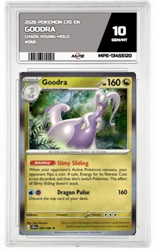 2026 POKEMON CRI EN Chaos Rising-HOLO #068 GOODRA MPE 10 GEM/MT — graded card up for auction