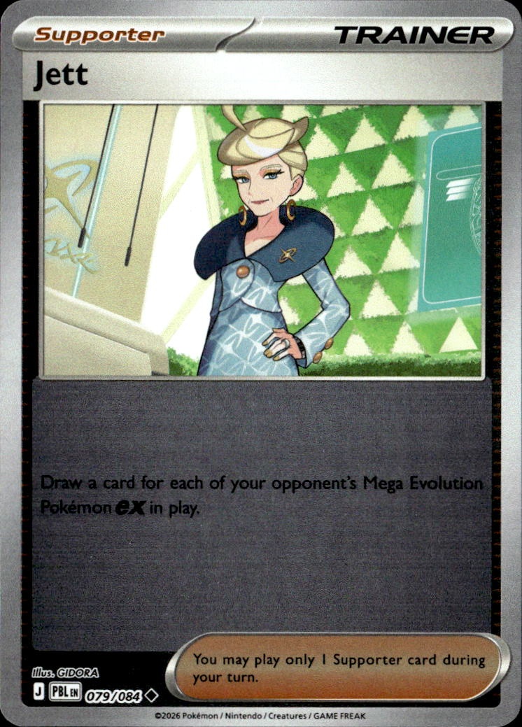 2026 Pokemon Pbl En Jett graded slab