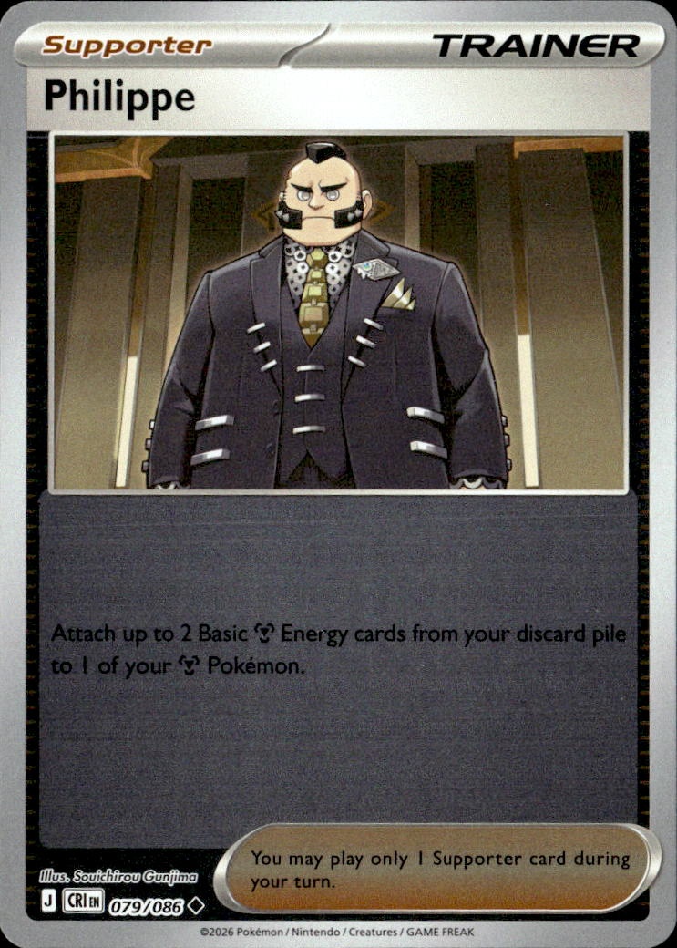 2026 Pokemon Cri En Philippe graded slab