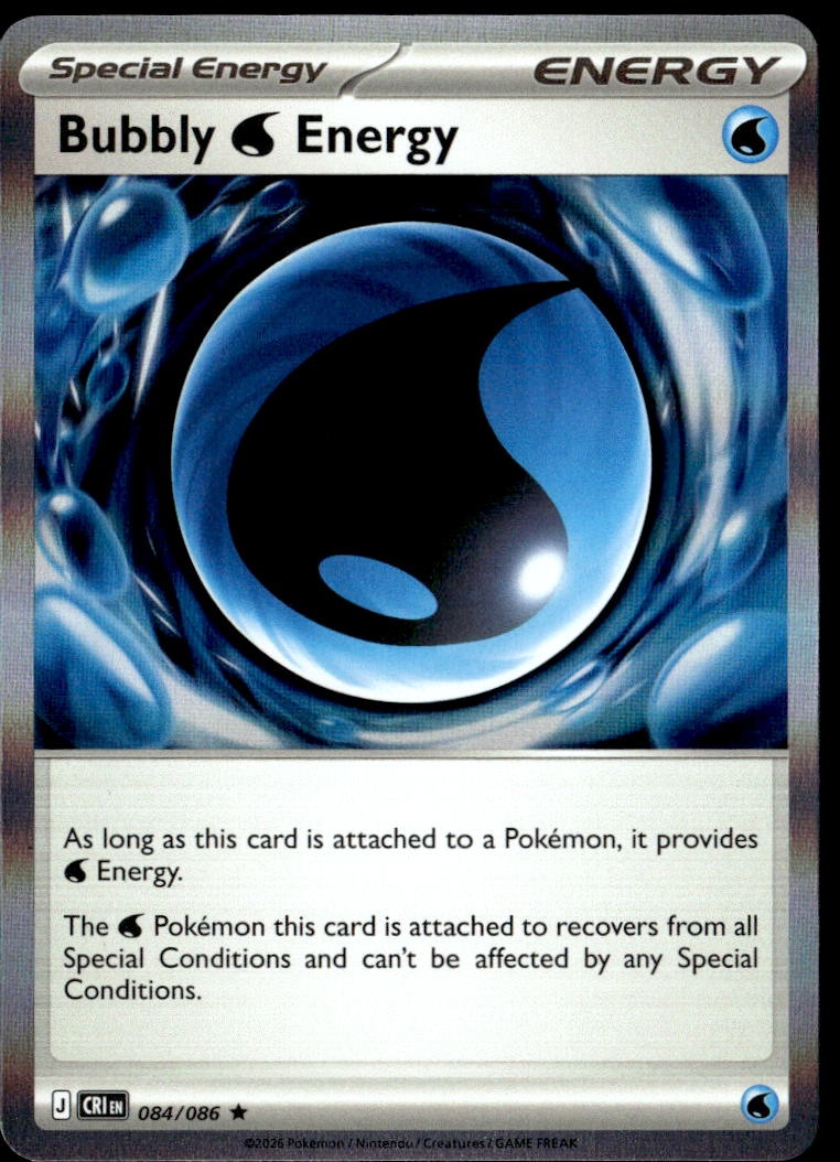 2026 Pokemon Cri En Bubbly Energy graded slab