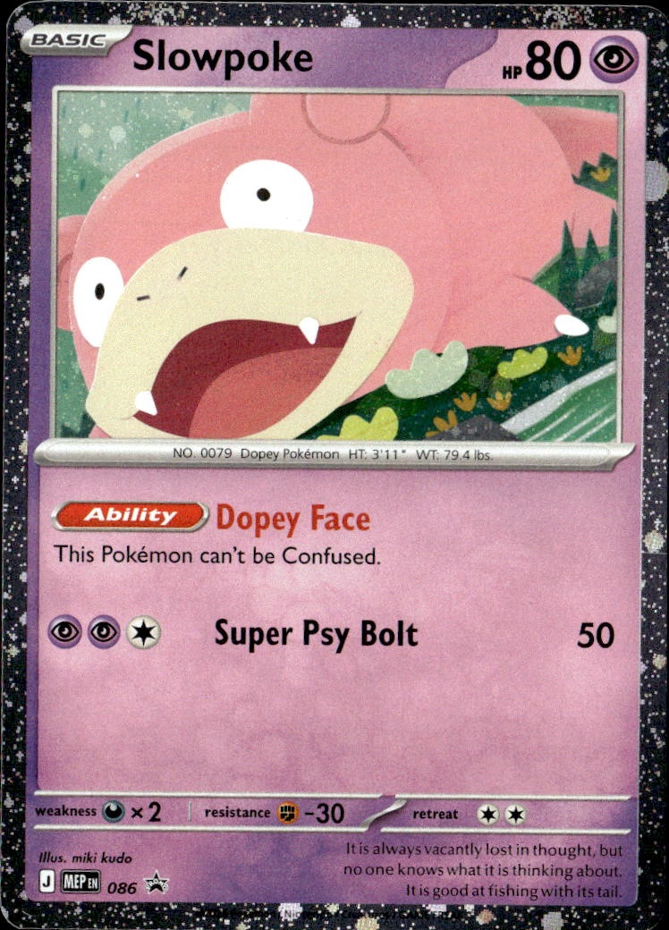 2026 Pokemon Pbl En Slowpoke graded slab