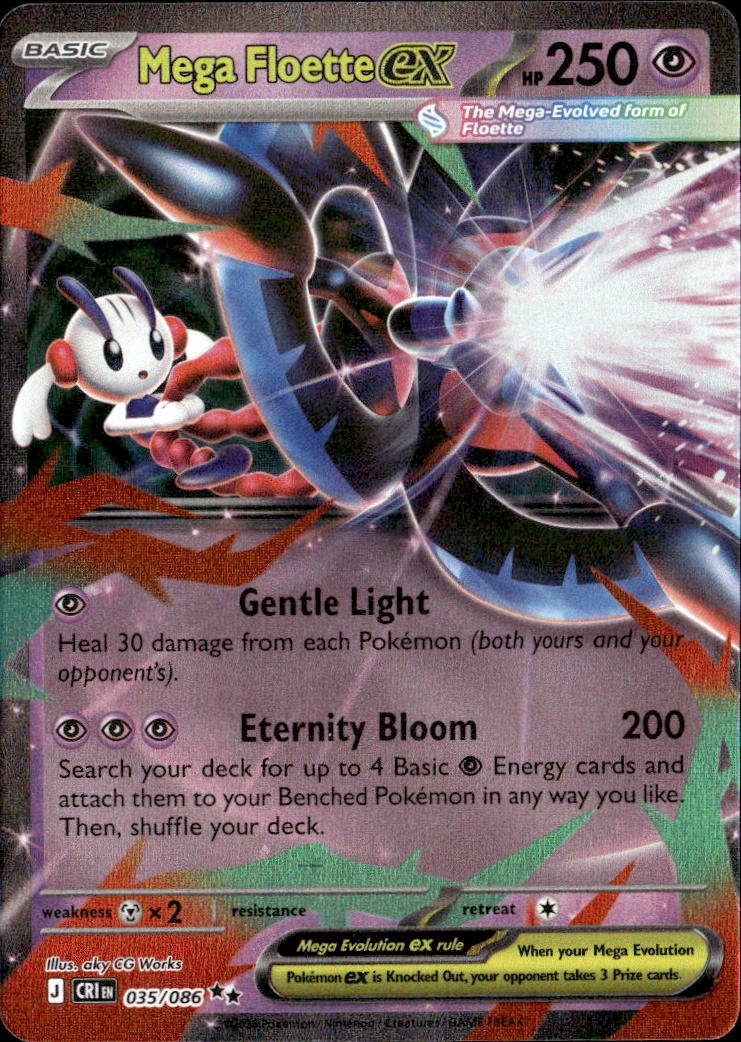 2026 Pokemon Cri En Mega Floette Ex graded slab
