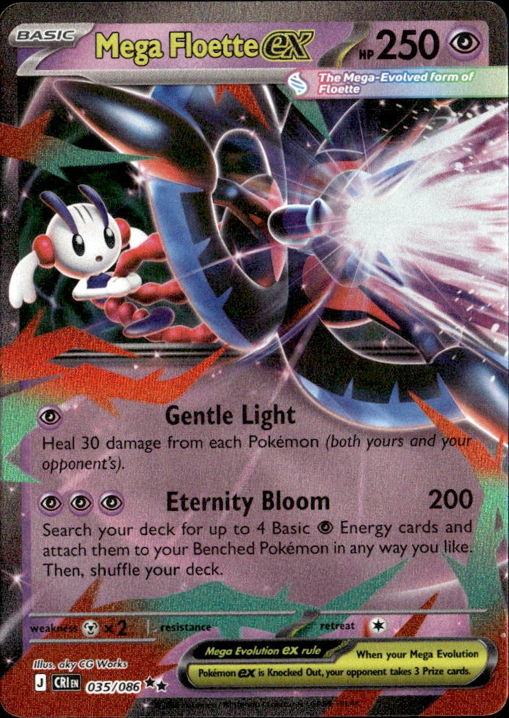 2026 Pokemon Cri En Mega Floette Ex graded slab