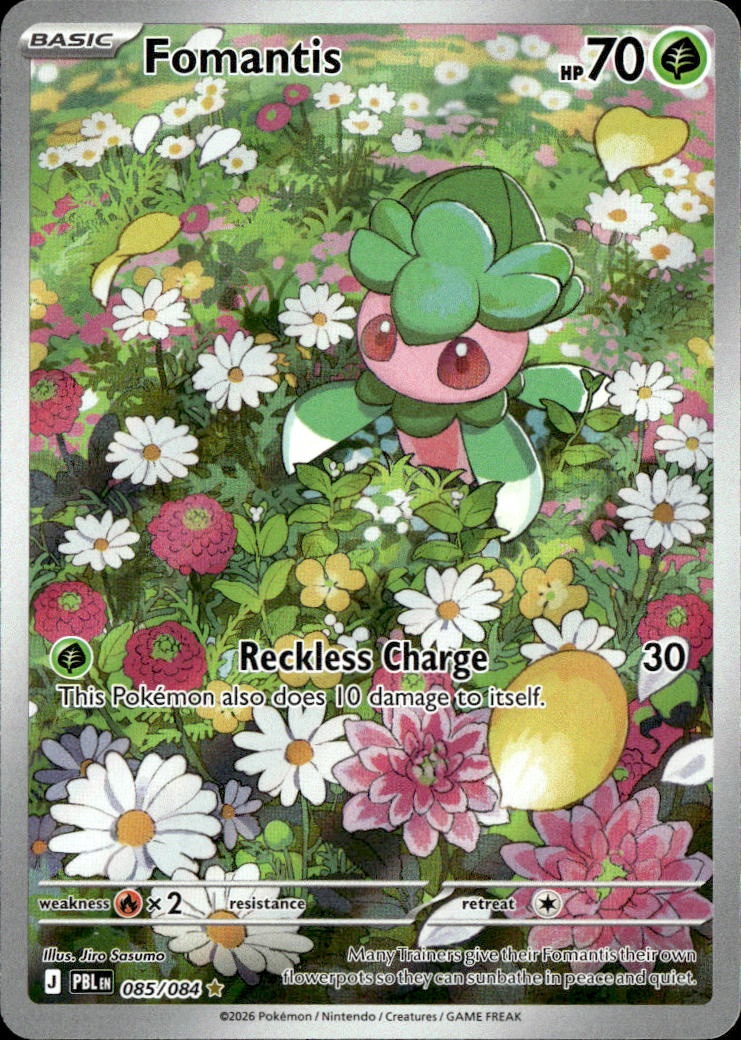 2026 Pokemon Pbl En Fomantis graded slab