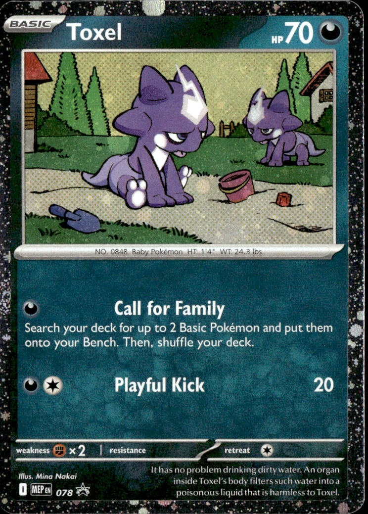 2025 Pokemon Mep En Toxel graded slab
