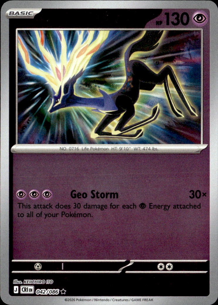 2026 Pokemon Cri En Xerneas graded slab