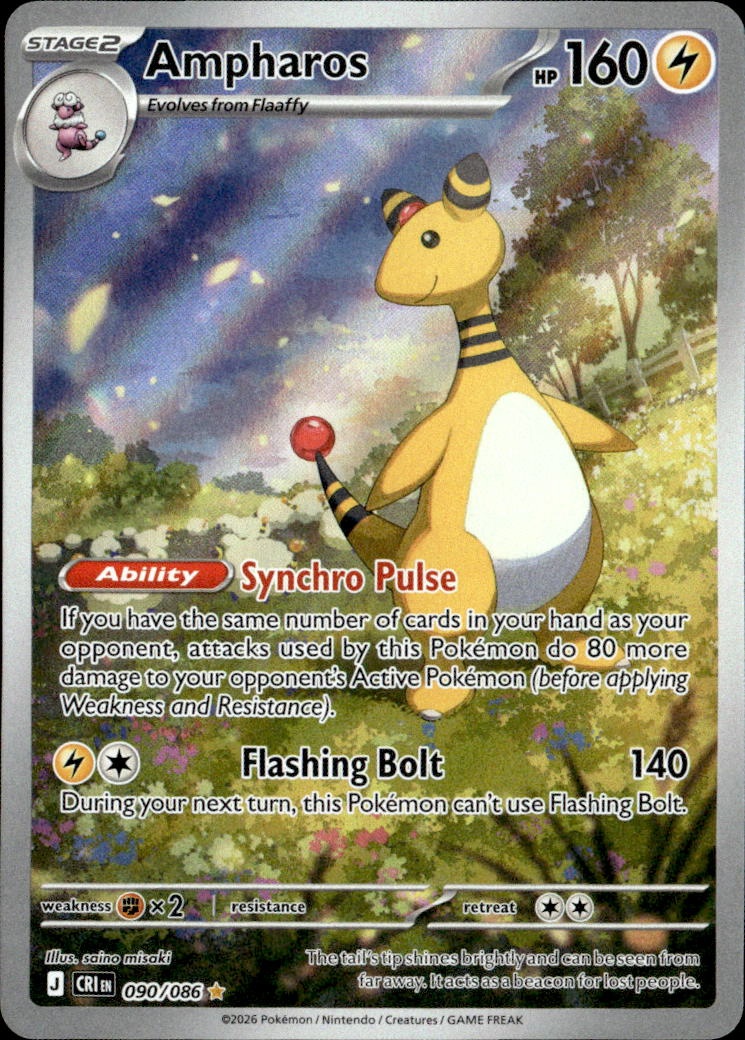 Ampharos graded slab