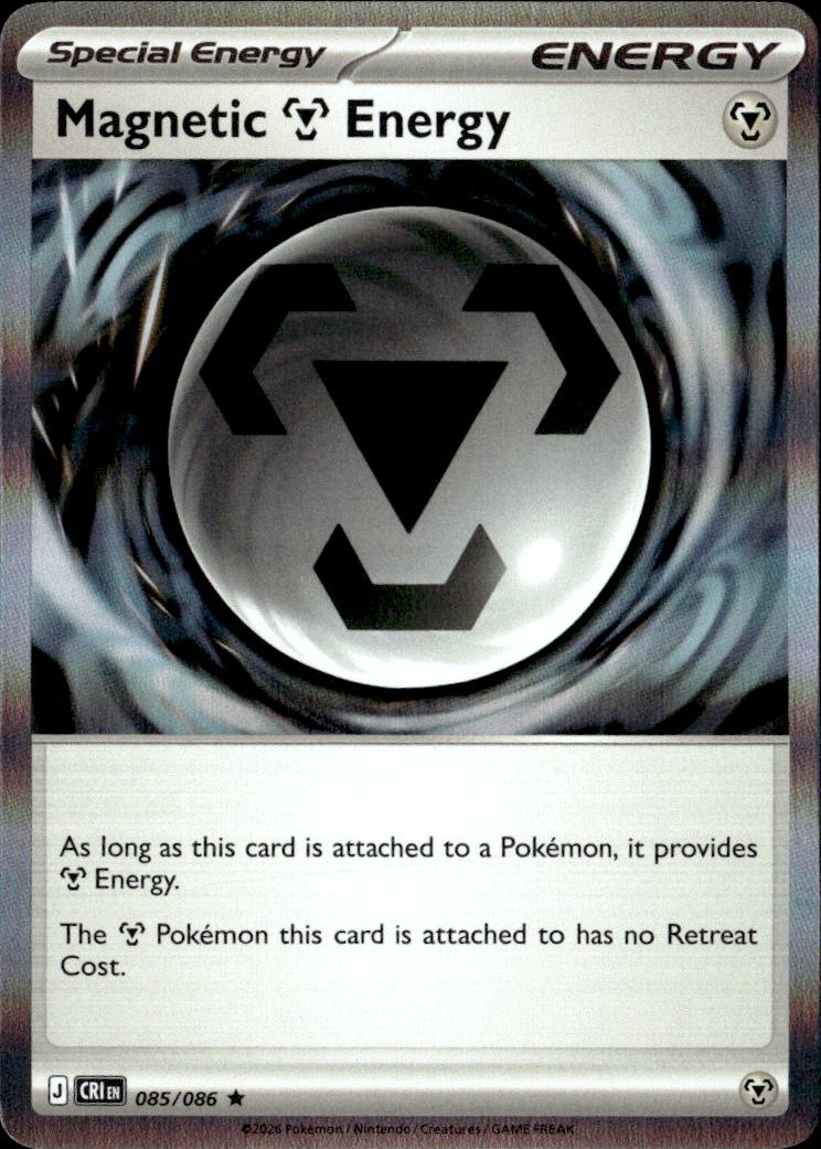 2026 Pokemon Cri En Magnetic Energy graded slab